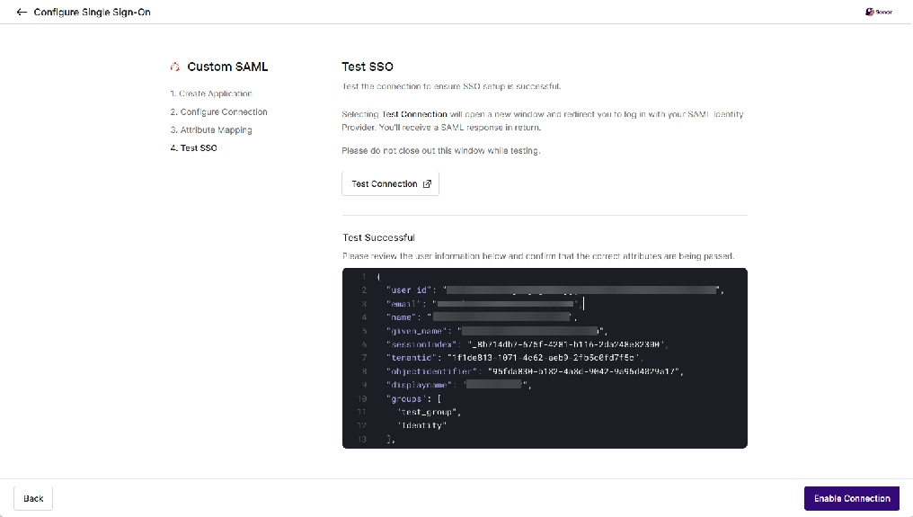 OIDC authentication flow for SonarQube: a login attempt from the browser goes to the service provider (SonarQube), which redirects the user to the OIDC provider (Okta) for authentication. After authentication, the OIDC provider issues an ID token back to the service provider, which verifies the token and logs the user in.