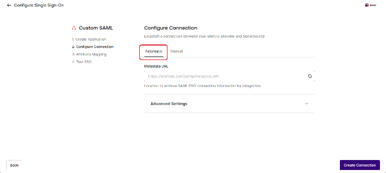 Integration between an identity provider and SonarQube Cloud for an SSO-enabled enterprise with JIT provisioning: a user account in the IdP is tied to a SAML SSO user account in SonarQube Cloud. A user group in the IdP, which the user is a member of, has the same name as a user group in SonarQube Cloud. That group is automatically synchronized and assigned to the organization in SonarQube Cloud, making the user a member through the group.